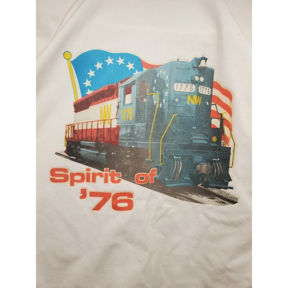 Vintage 1976 Norfolk Western Spirit of '76 Windbreaker Jacket - Ultra RARE - Siz